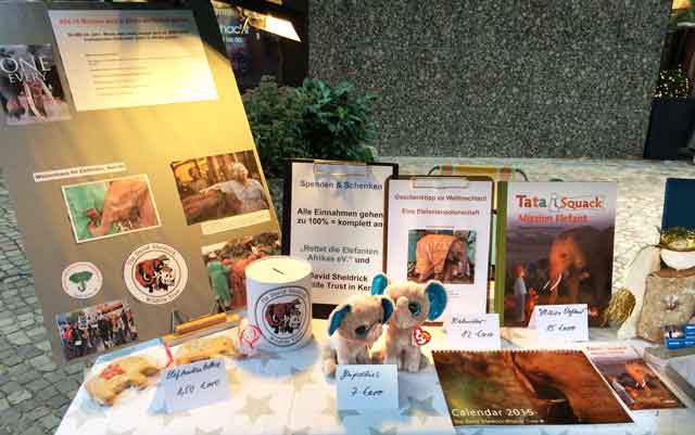 Ein Adventsmarkt für die Elefanten