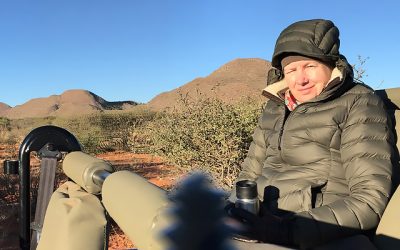 A cold Kalahari winter
